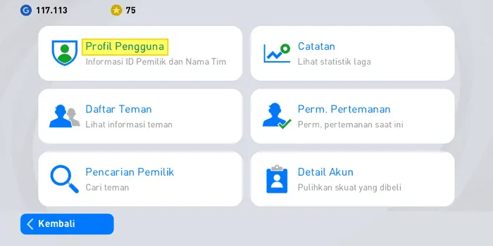 Screenshot 20220317 174403 Cara Ganti Tim Dasar di PES Mobile 2021 dengan Mudah 2 Screenshot 20220317 174403
