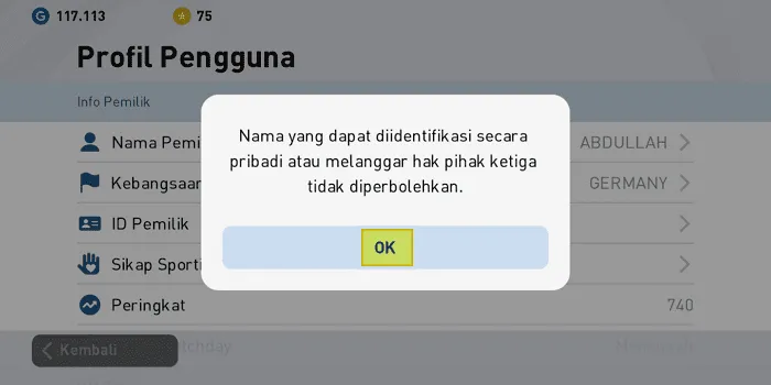 Screenshot 20220317 174430 Cara Ganti Tim Dasar di PES Mobile 2021 dengan Mudah 3 Screenshot 20220317 174430