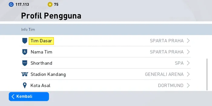 Screenshot 20220317 174502 Cara Ganti Tim Dasar di PES Mobile 2021 dengan Mudah 4 Screenshot 20220317 174502