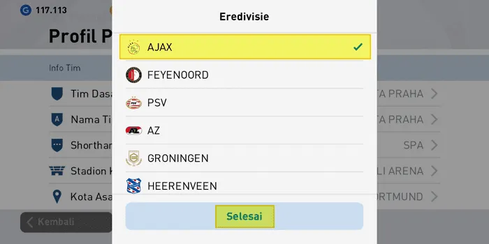 Screenshot 20220317 174833 Cara Ganti Tim Dasar di PES Mobile 2021 dengan Mudah 6 Screenshot 20220317 174833