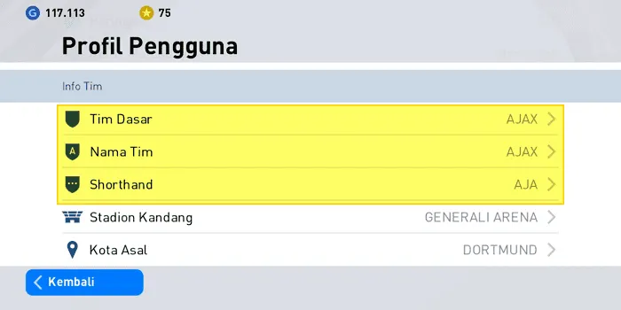 Screenshot 20220317 174859 Cara Ganti Tim Dasar di PES Mobile 2021 dengan Mudah 7 Screenshot 20220317 174859