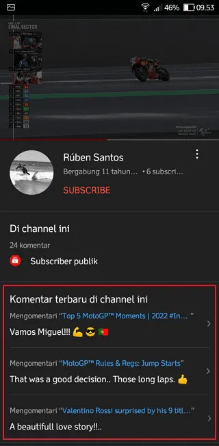 Screenshot 20220321 095337 Cara Melihat Riwayat Komentar Orang Lain di YouTube 3 Screenshot 20220321 095337