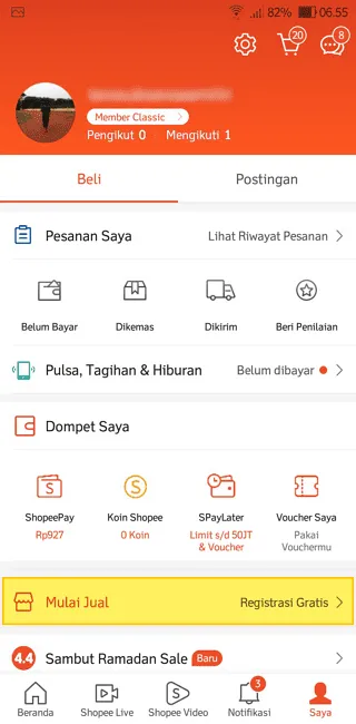 Screenshot 20220325 065541 Cara Jual Barang di Shopee dengan Mudah untuk Pemula 2 Screenshot 20220325 065541