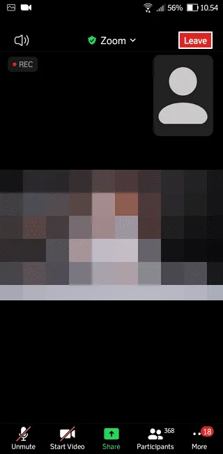 Screenshot 20220327 105407 Cara Log Out Aplikasi Zoom di HP Ketika Rapat Berlangsung 1 Screenshot 20220327 105407