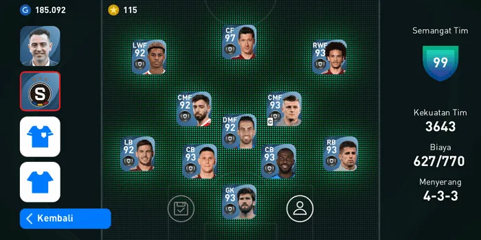 Screenshot 20220328 084655 Cara Membuat Skuad Baru di PES Mobile 2021 dengan Mudah 2 Screenshot 20220328 084655