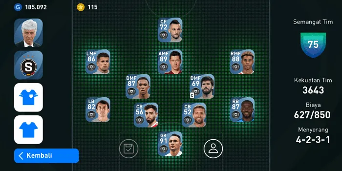 Screenshot 20220328 084945 Cara Membuat Skuad Baru di PES Mobile 2021 dengan Mudah 12 Screenshot 20220328 084945