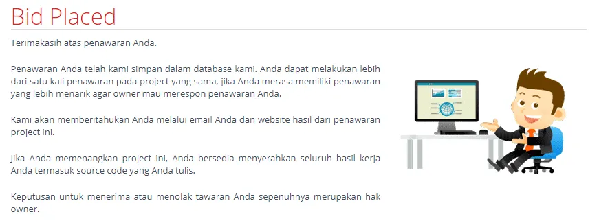 Cara Mendapatkan Proyek di Situs dan Aplikasi Projects.co.id 11 bid placed Cara Mendapatkan Proyek di Situs dan Aplikasi Projects.co.id 9 bid placed
