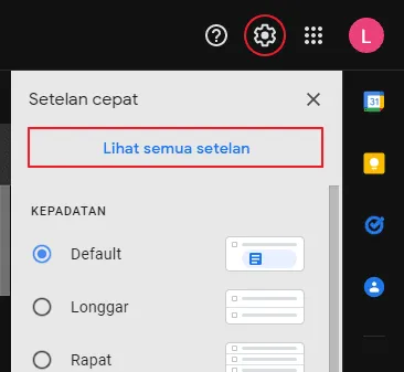 lihat semua setelan Cara Mengubah Nama Akun Gmail Kamu Dalam Hitungan Detik 2 lihat semua setelan