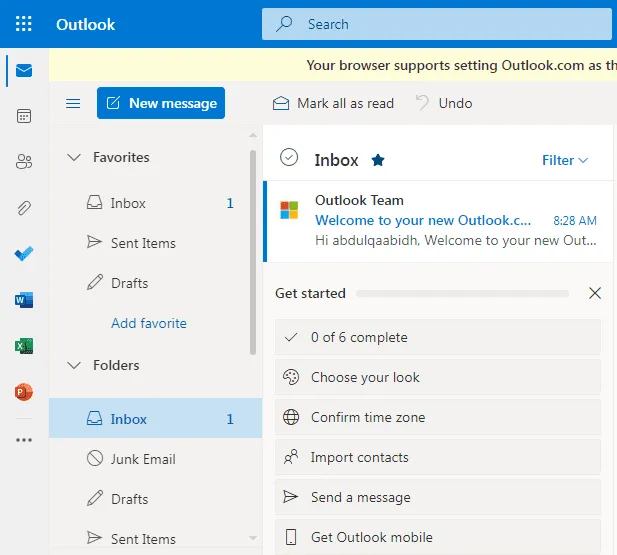 Cara Membuat Email Hotmail dengan Mudah dan Cepat 12 tampilan email Cara Membuat Email Hotmail dengan Mudah dan Cepat 12 tampilan email