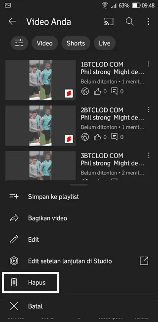 Screenshot 20220411 094853 2 Cara Menghapus Video YouTube di HP dengan Mudah 5 Screenshot 20220411 094853