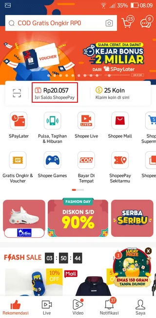 Screenshot 20220412 080919 Cara Transfer Saldo ShopeePay ke Rekening Bank Kamu 1 Screenshot 20220412 080919