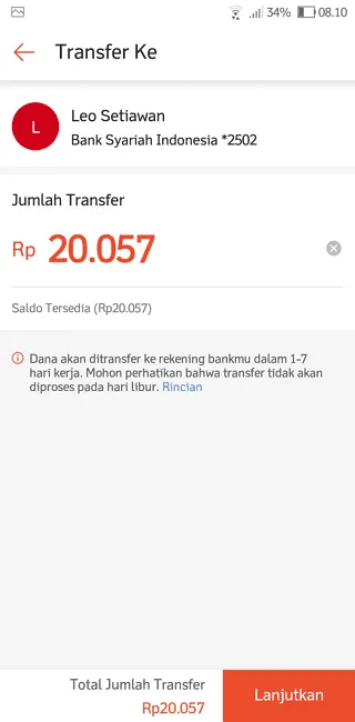 Screenshot 20220412 081049 Cara Transfer Saldo ShopeePay ke Rekening Bank Kamu 4 Screenshot 20220412 081049