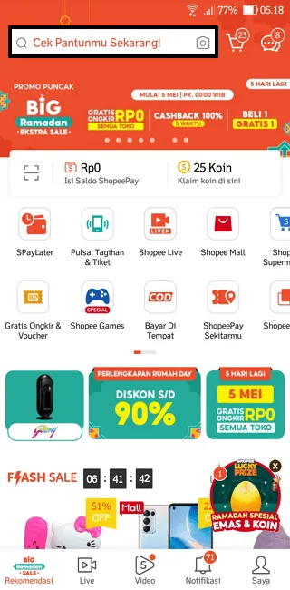 Screenshot 20220430 051820 Cara Mencari Harga Barang Termurah di Shopee dengan Mudah 1 Screenshot 20220430 051820