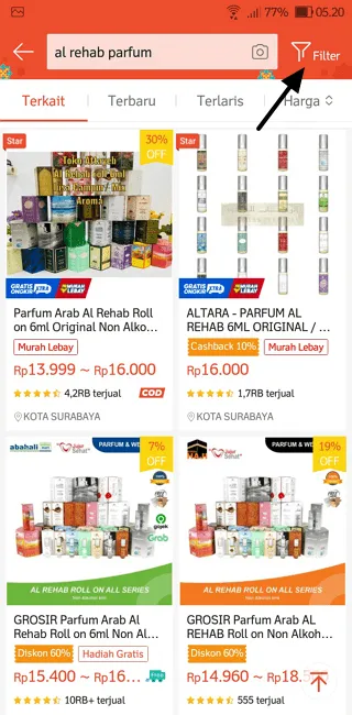 Screenshot 20220430 052009 Cara Mencari Harga Barang Termurah di Shopee dengan Mudah 2 Screenshot 20220430 052009