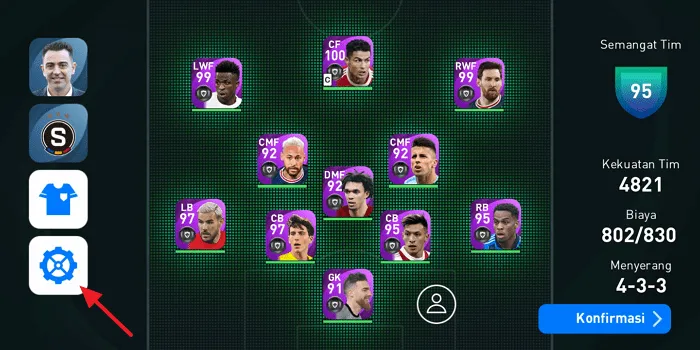 Screenshot 20220510 194556 Cara Mengetahui Komposisi Pemain Lawan di PES Mobile 2021 5 Screenshot 20220510 194556