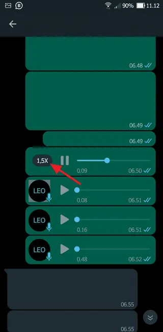 Cara Mengatur Kecepatan Suara Voice Note WhatsApp 5 Screenshot 20220526 1112455 Cara Mengatur Kecepatan Suara Voice Note WhatsApp 3 Screenshot 20220526 1112455