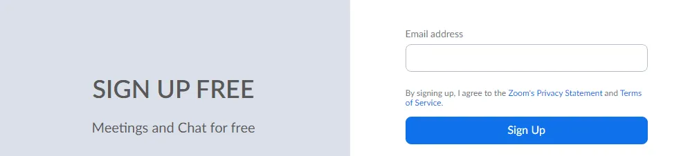 masukkan email Cara Buat Akun Zoom di PC atau Laptop dengan Mudah 4 masukkan email