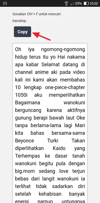 Screenshot 20220601 100250 Cara Ubah Video YouTube Menjadi Teks Tanpa Aplikasi 10 Screenshot 20220601 100250