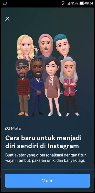 Screenshot 20220614 083449 Cara Membuat 3D Avatar di Instagram dengan Mudah 8 Screenshot 20220614 083449