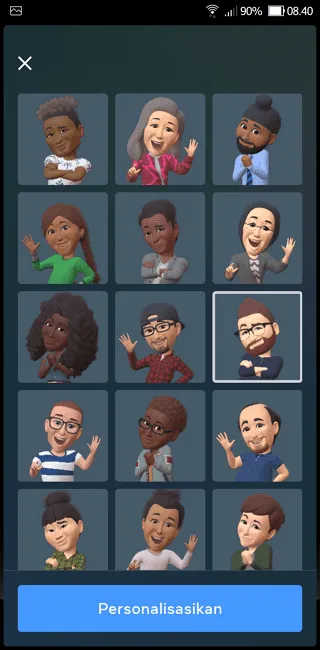 Screenshot 20220614 084100 Cara Membuat 3D Avatar di Instagram dengan Mudah 9 Screenshot 20220614 084100