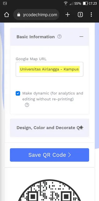 Cara Membuat Alamat di Google Maps Menjadi Kode QR 8 Screenshot 20220623 172353 Cara Membuat Alamat di Google Maps Menjadi Kode QR 6 Screenshot 20220623 172353