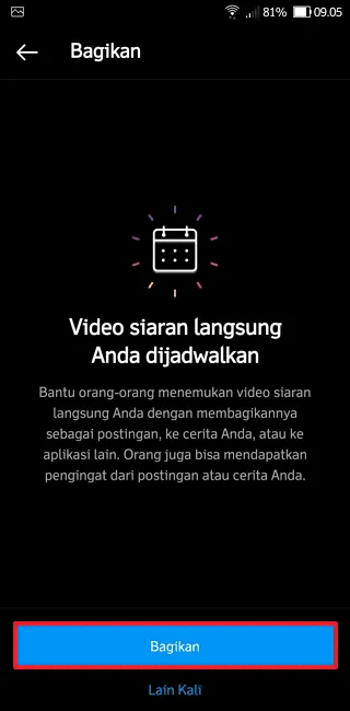 Screenshot 20220629 090538 Cara Membuat Jadwal Live Instagram di HP dengan Mudah 7 Screenshot 20220629 090538