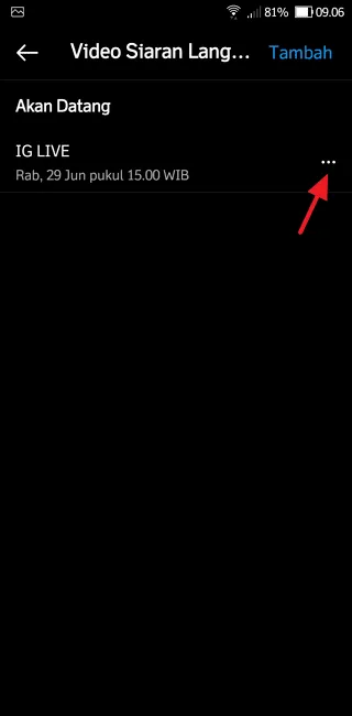 Screenshot 20220629 090620 Cara Membuat Jadwal Live Instagram di HP dengan Mudah 9 Screenshot 20220629 090620