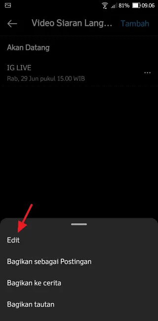 Screenshot 20220629 090646 Cara Membuat Jadwal Live Instagram di HP dengan Mudah 10 Screenshot 20220629 090646