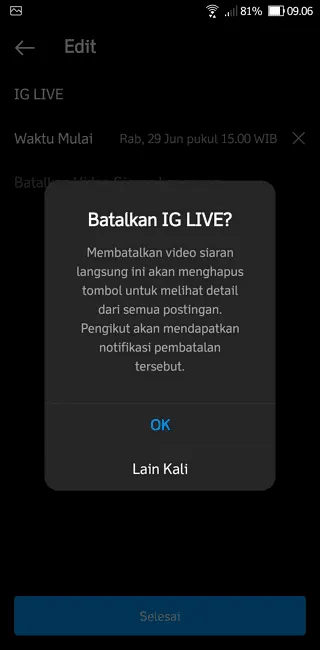 Screenshot 20220629 090702 Cara Membuat Jadwal Live Instagram di HP dengan Mudah 12 Screenshot 20220629 090702
