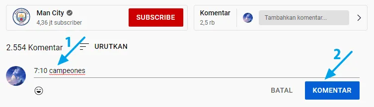 Cara Membuat Timestamp Komentar YouTube dengan Mudah 4 campeones Cara Membuat Timestamp Komentar YouTube dengan Mudah 2 campeones