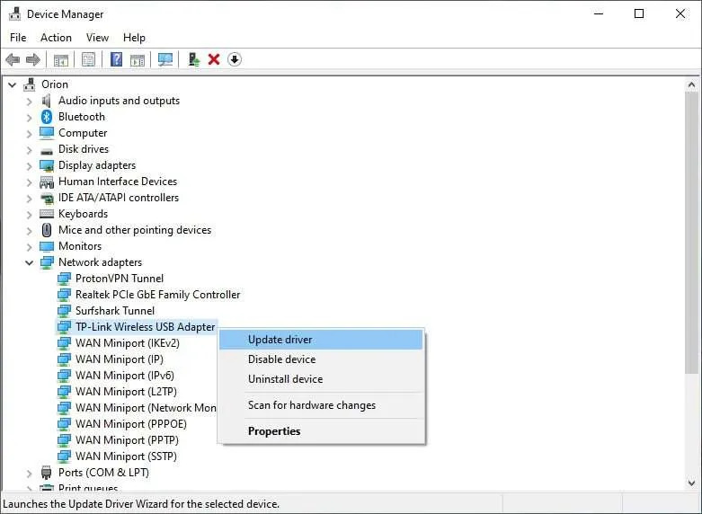 update driver 1 2 Cara Memasang WiFi di Komputer 4 update driver 1