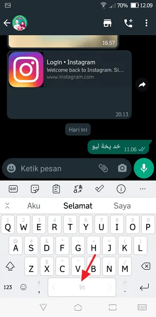 2 Cara Menulis Arab di Aplikasi WhatsApp dengan Mudah 35 Screenshot 20220702 120925 2 Cara Menulis Arab di Aplikasi WhatsApp dengan Mudah 33 Screenshot 20220702 120925