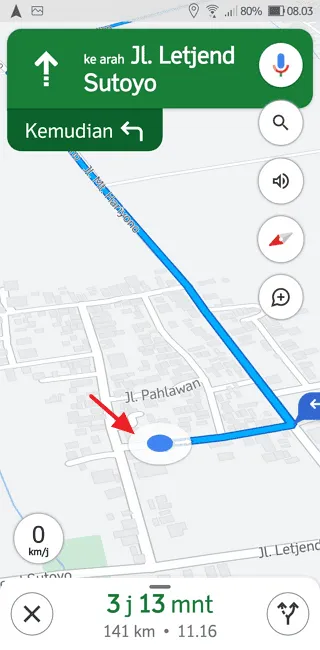 Screenshot 20220706 080346 Cara Ganti Ikon Navigasi Google Maps Menjadi Mobil 5 Screenshot 20220706 080346