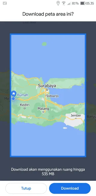 Screenshot 20220712 053546 Cara Menggunakan Aplikasi Google Maps Secara Offline 5 Screenshot 20220712 053546