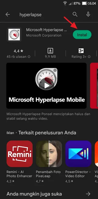 Cara Buat Video Hyperlapse dengan Mudah dan Cepat 3 Screenshot 20220714 160449 Cara Buat Video Hyperlapse dengan Mudah dan Cepat 1 Screenshot 20220714 160449