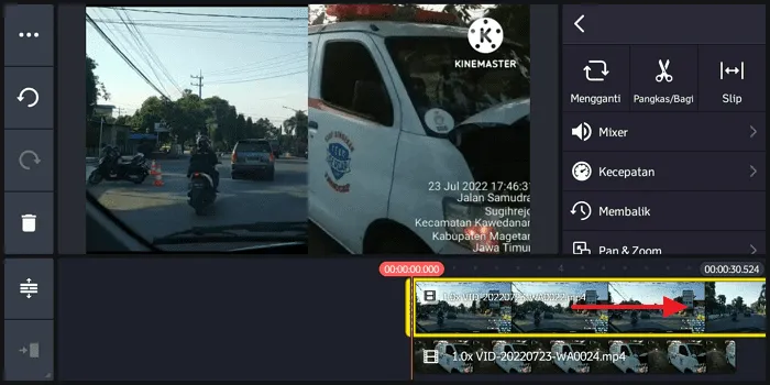 Cara Menggabungkan 2 Video Menjadi 1 Layar di Kinemaster 17 Screenshot 20220726 122934 Cara Menggabungkan 2 Video Menjadi 1 Layar di Kinemaster 15 Screenshot 20220726 122934