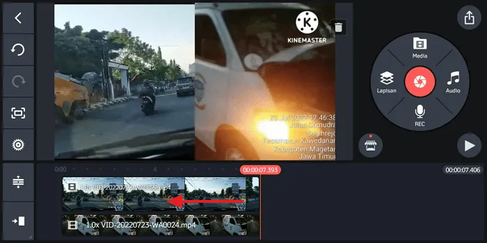 Cara Menggabungkan 2 Video Menjadi 1 Layar di Kinemaster 20 Screenshot 20220726 123231 Cara Menggabungkan 2 Video Menjadi 1 Layar di Kinemaster 18 Screenshot 20220726 123231