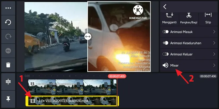 Cara Menggabungkan 2 Video Menjadi 1 Layar di Kinemaster 25 Screenshot 20220726 124302 Cara Menggabungkan 2 Video Menjadi 1 Layar di Kinemaster 23 Screenshot 20220726 124302