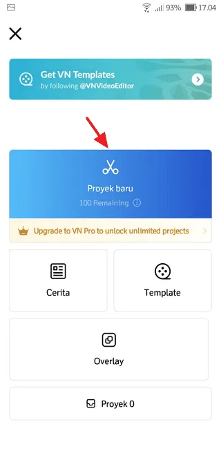 Screenshot 20220727 170446 3 Cara Mempercepat dan Memperlambat Video di Aplikasi VN 2 Screenshot 20220727 170446