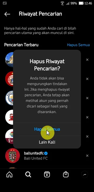 Screenshot 20220728 124621 3 Cara Menghapus Riwayat Pencarian Instagram dengan Mudah 6 Screenshot 20220728 124621