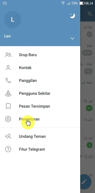 Screenshot 20220731 061428 Cara Menyembunyikan Nomor Telepon di Aplikasi Telegram 2 Screenshot 20220731 061428