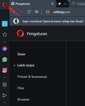 buka opera Cara Instal Ekstensi Chrome di Opera dengan Mudah 1 buka opera