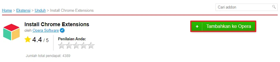 tambahkan ke opera Cara Instal Ekstensi Chrome di Opera dengan Mudah 5 tambahkan ke opera