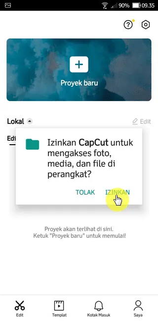 Screenshot 20220803 093517 3 Cara Memotong Video di Aplikasi CapCut dalam 2 Menit 3 Screenshot 20220803 093517