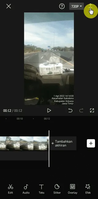 Screenshot 20220803 093723 3 Cara Memotong Video di Aplikasi CapCut dalam 2 Menit 11 Screenshot 20220803 093723