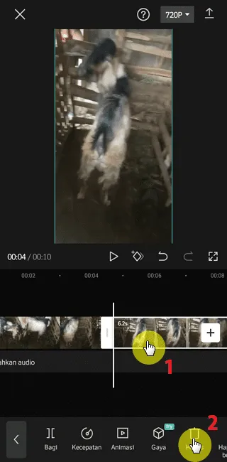 Screenshot 20220803 213634 3 Cara Memotong Video di Aplikasi CapCut dalam 2 Menit 24 Screenshot 20220803 213634