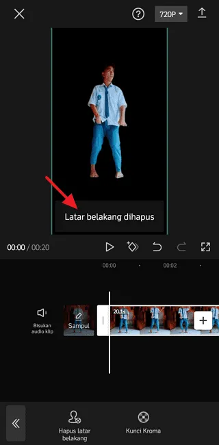 Screenshot 20220805 094124 Cara Ubah Background Video Menjadi Green Screen di CapCut 9 Screenshot 20220805 094124