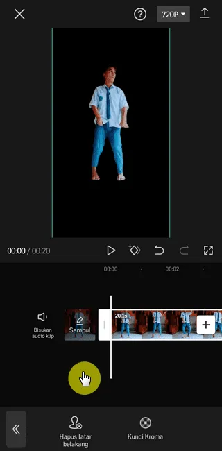 Screenshot 20220805 094203 Cara Ubah Background Video Menjadi Green Screen di CapCut 10 Screenshot 20220805 094203