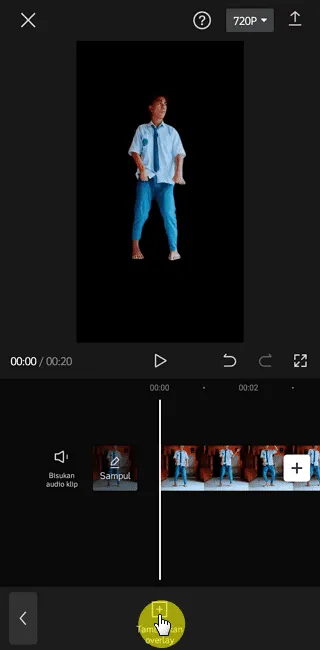 Screenshot 20220805 094228 Cara Ubah Background Video Menjadi Green Screen di CapCut 12 Screenshot 20220805 094228