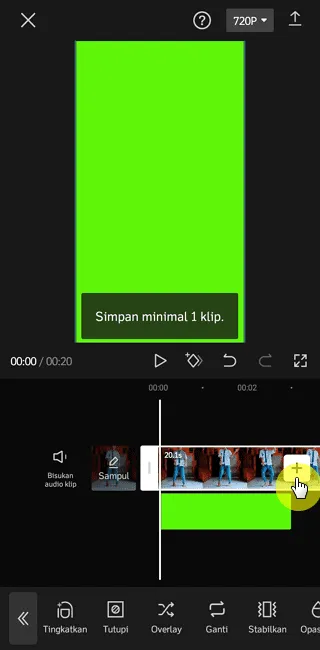 Screenshot 20220805 094412 Cara Ubah Background Video Menjadi Green Screen di CapCut 18 Screenshot 20220805 094412